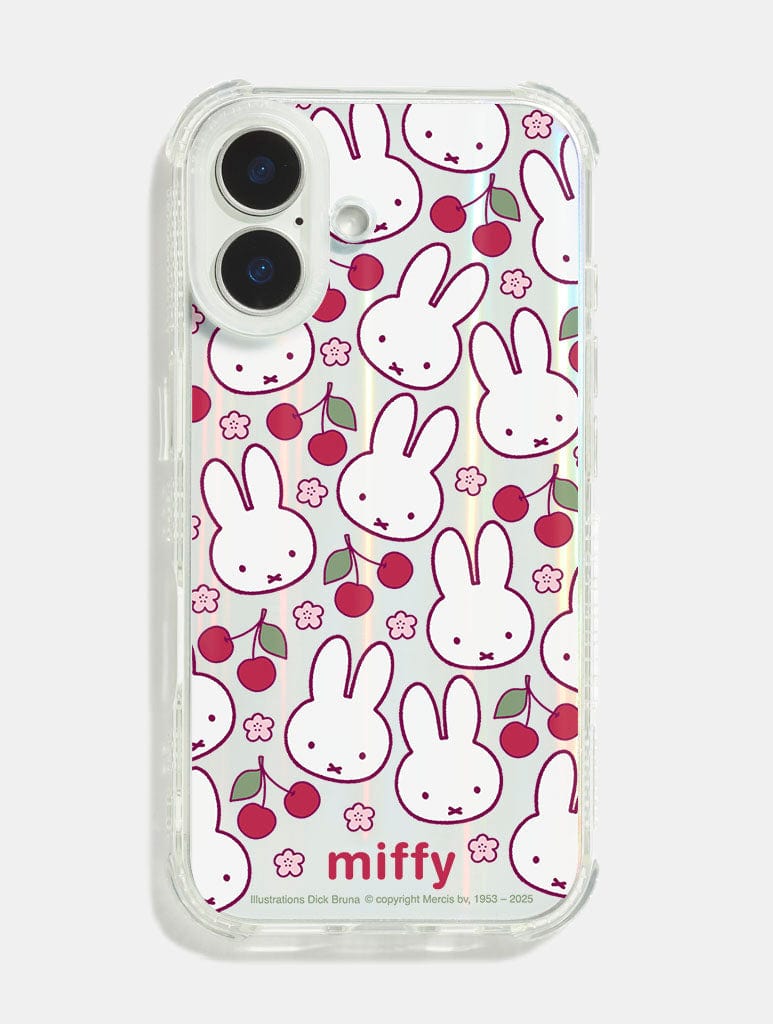 Miffy x Skinnydip Cherry Holo Shock iPhone Case Phone Cases Skinnydip London