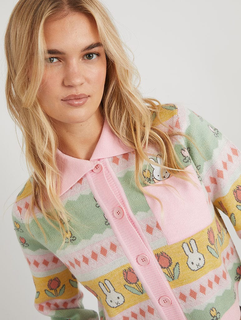 Miffy x Skinnydip Cottage Knitted Cardigan Jumpers & Cardigans Skinnydip London