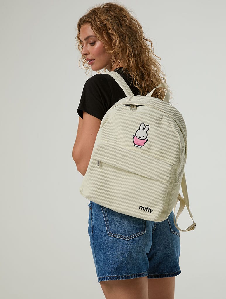 Miffy x Skinnydip Ecru Backpack Backpacks Skinnydip London