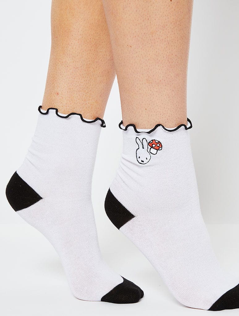 Miffy x Skinnydip Embroidered Socks Socks & Tights Skinnydip London