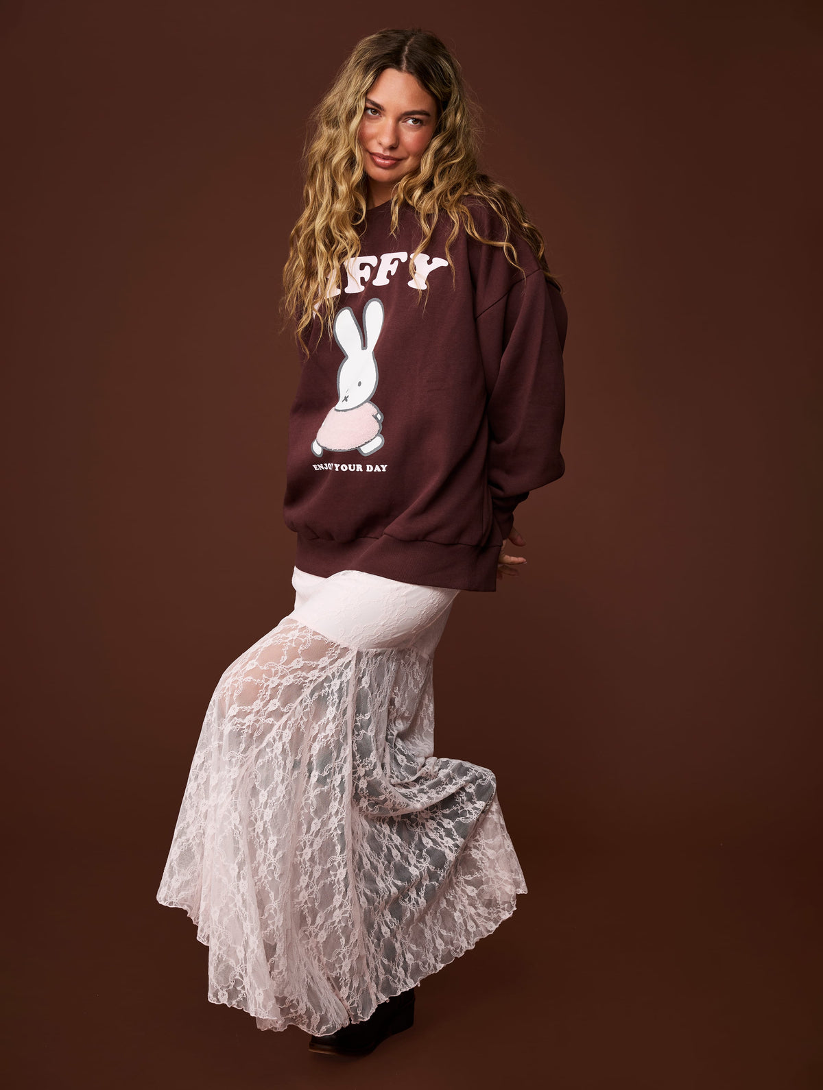 Miffy x Skinnydip Enjoy Your Day Sweatshirt Hoodies & Sweatshirts Skinnydip London