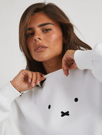 Miffy x Skinnydip Face Sweatshirt Tops & T-Shirts Skinnydip London