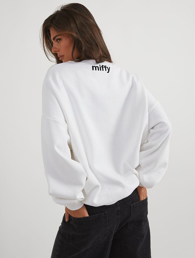 Miffy x Skinnydip Face Sweatshirt Tops & T-Shirts Skinnydip London