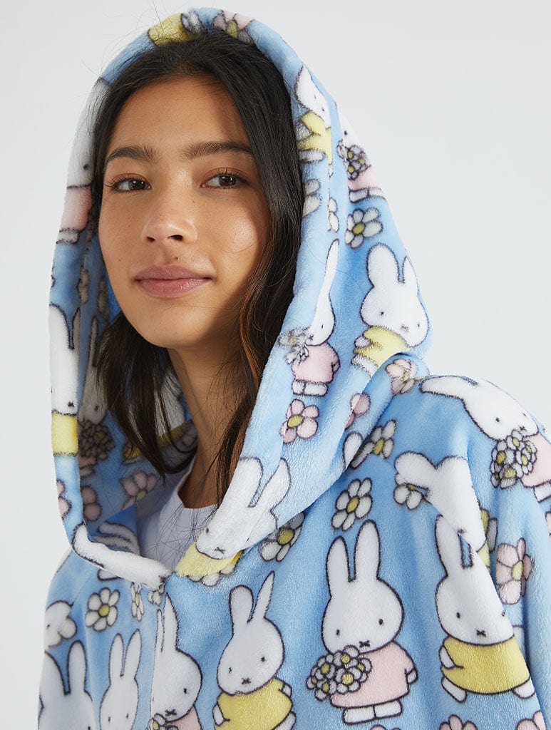 Miffy x Skinnydip Flower Blanket Hoodie Lingerie & Nightwear Skinnydip London