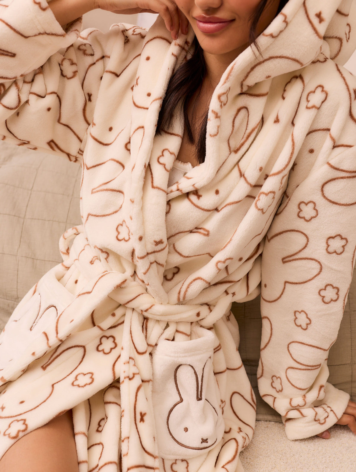 Miffy x Skinnydip Flower Dressing Gown Lingerie & Nightwear Skinnydip London