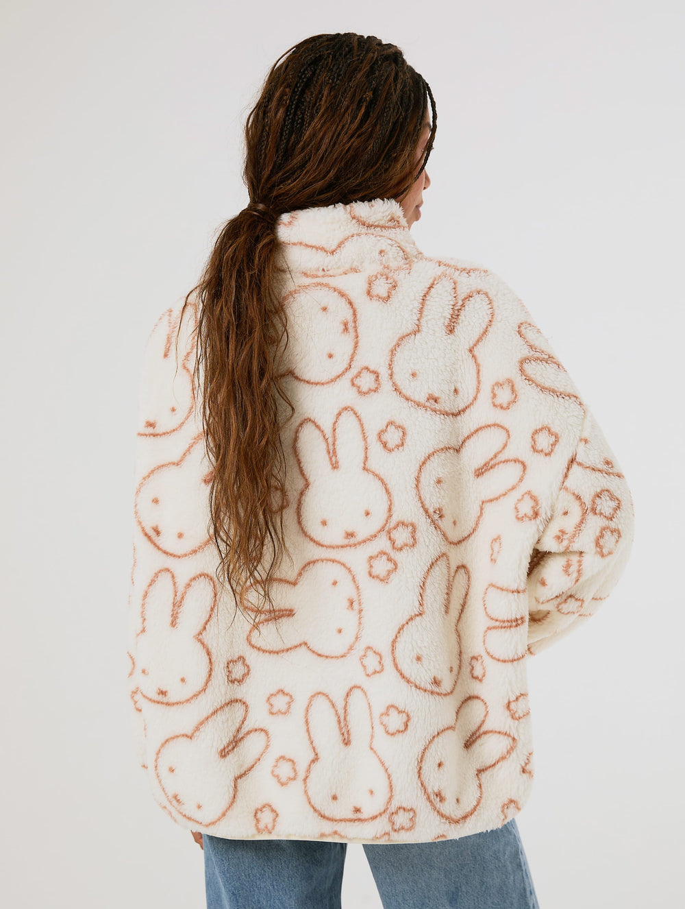Miffy x Skinnydip Flower Fleece Jacket Clothing : Jacket : Outerwear Skinnydip London