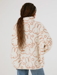 Miffy x Skinnydip Flower Fleece Jacket Clothing : Jacket : Outerwear Skinnydip London
