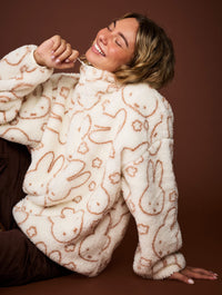 Miffy x Skinnydip Flower Fleece Jacket Clothing : Jacket : Outerwear Skinnydip London