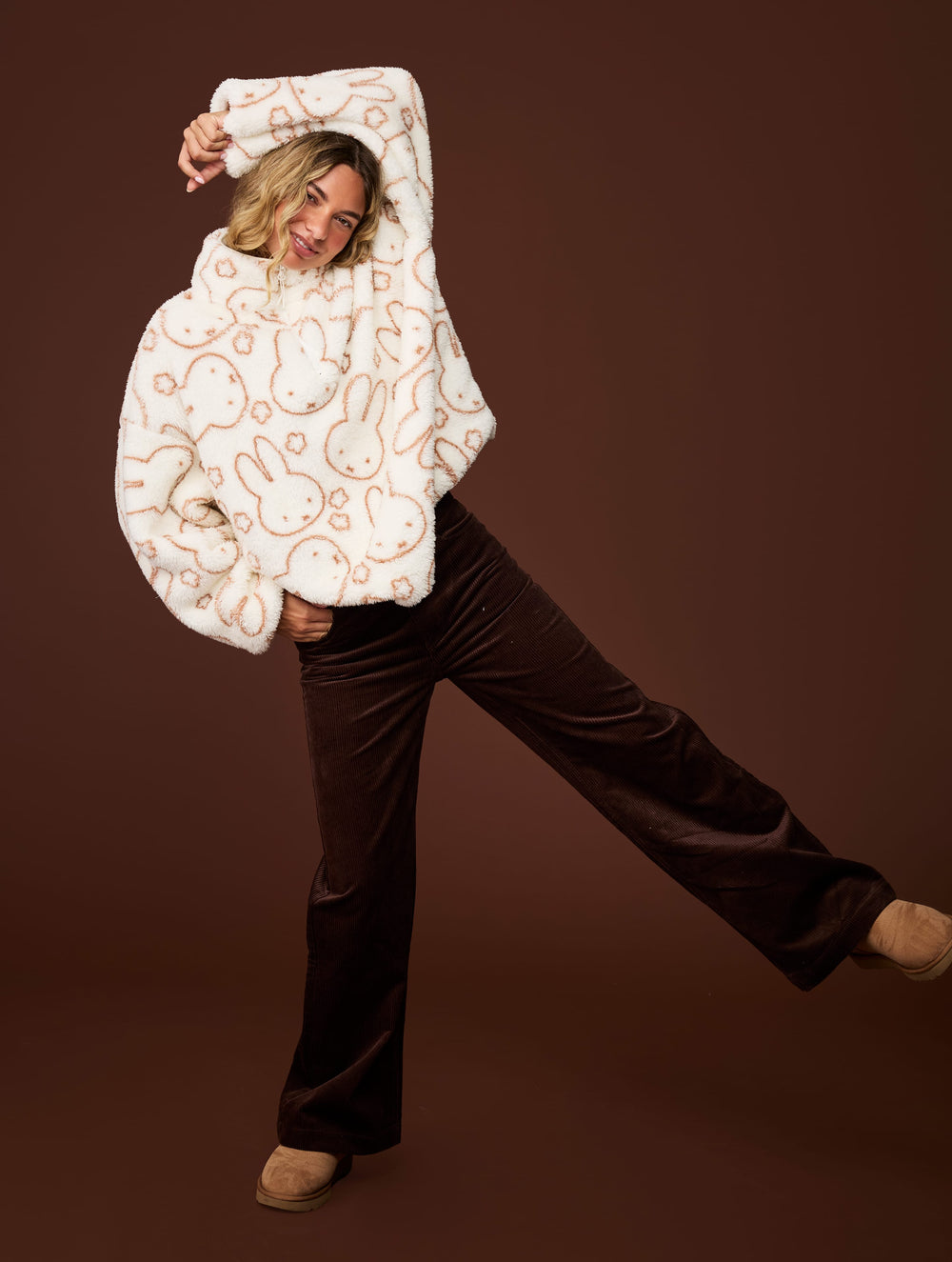 Miffy x Skinnydip Flower Fleece Jacket Clothing : Jacket : Outerwear Skinnydip London
