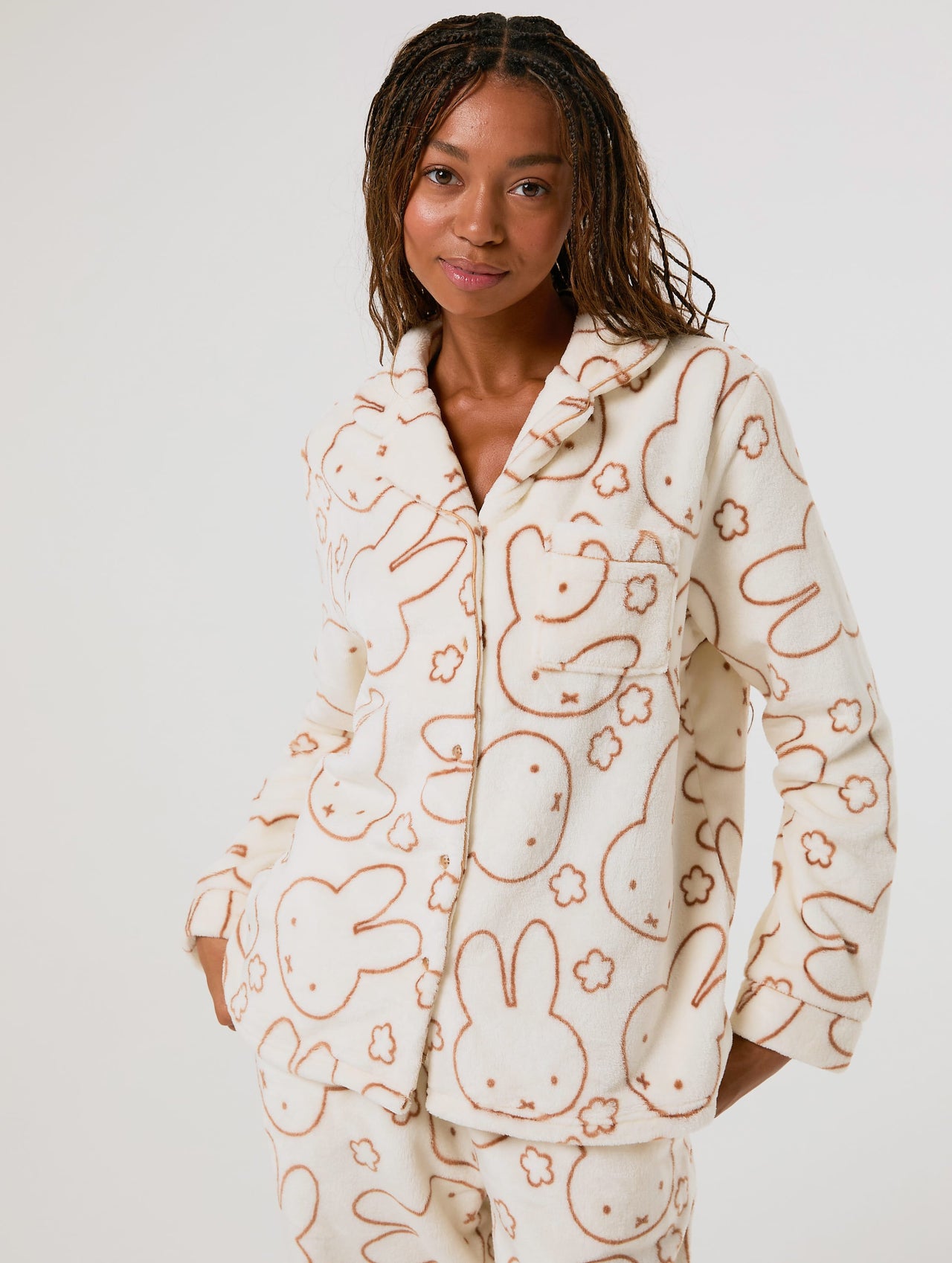 Miffy x Skinnydip Flower Fleece Pyjama Set Lingerie & Nightwear Skinnydip London