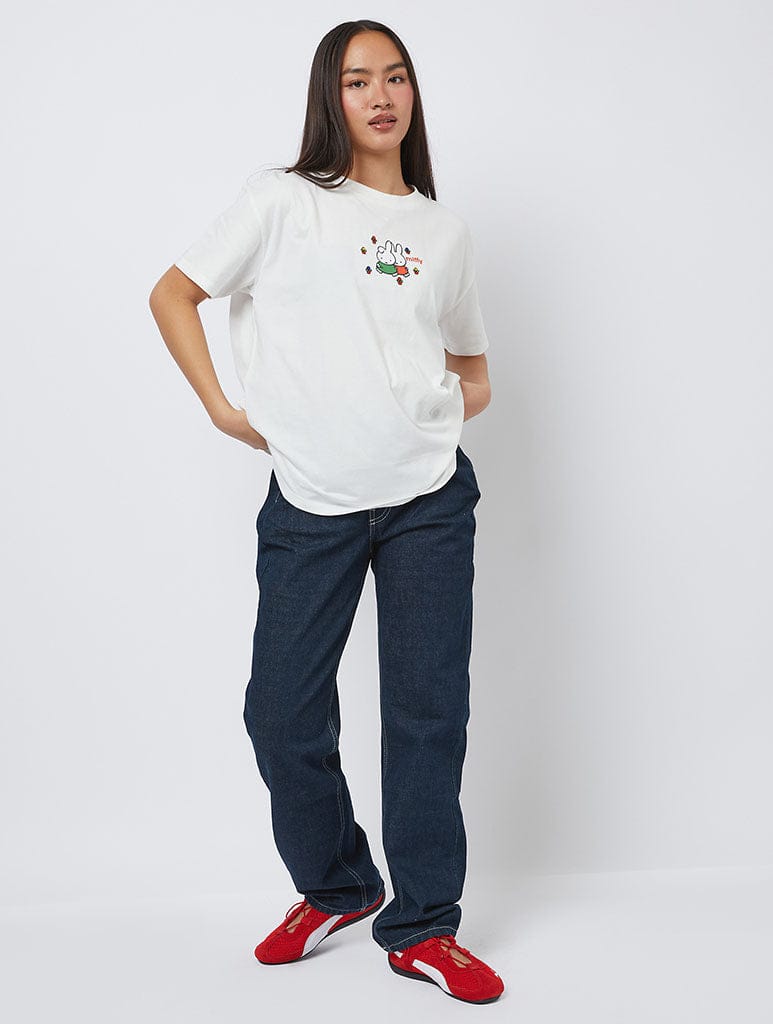 Miffy x Skinnydip Flower Garden T-Shirt Tops & T-Shirts Skinnydip London