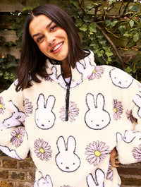 Miffy x Skinnydip Flower Longline Fleece Coats & Jackets Skinnydip London