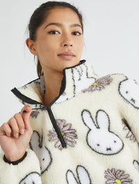 Miffy x Skinnydip Flower Longline Fleece Coats & Jackets Skinnydip London
