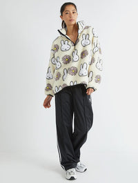 Miffy x Skinnydip Flower Longline Fleece Coats & Jackets Skinnydip London