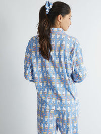 Miffy x Skinnydip Flower Pyjama Set in Blue Lingerie & Nightwear Skinnydip London