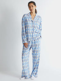 Miffy x Skinnydip Flower Pyjama Set in Blue Lingerie & Nightwear Skinnydip London