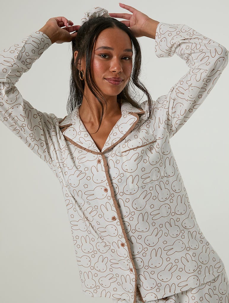 Miffy x Skinnydip Flower Pyjama Set with Scrunchie Lingerie & Nightwear Skinnydip London