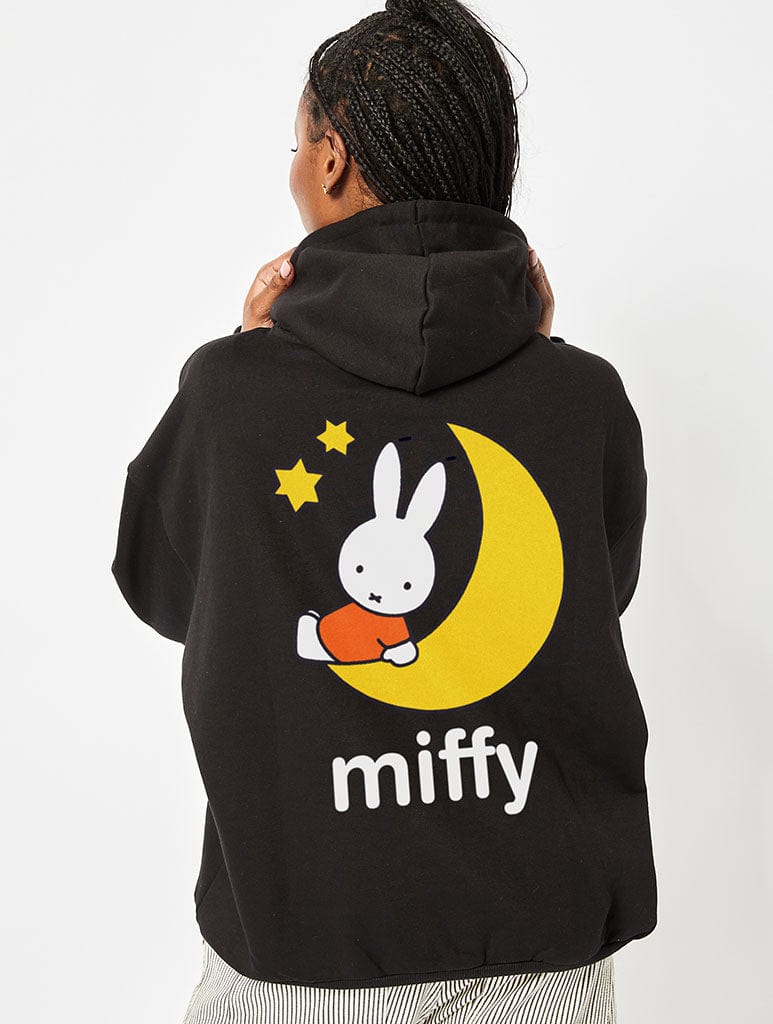 Miffy x Skinnydip Hoodie In Black Hoodies & Sweatshirts Skinnydip London
