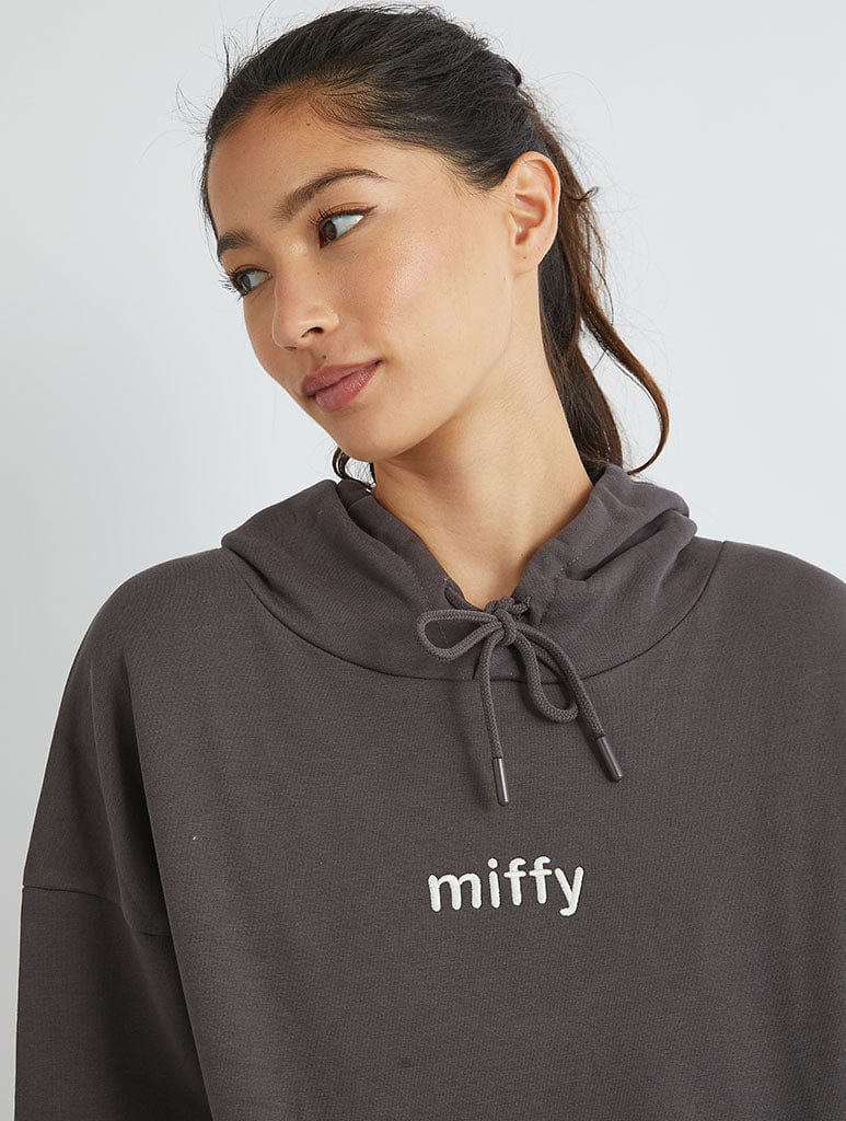 Miffy x Skinnydip Kite Hoodie in Grey Hoodies & Sweatshirts Skinnydip London