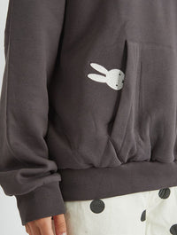 Miffy x Skinnydip Kite Hoodie in Grey Hoodies & Sweatshirts Skinnydip London