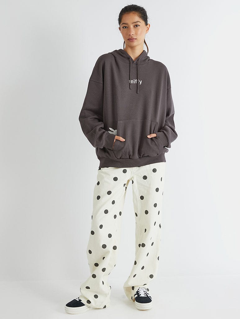 Miffy x Skinnydip Kite Hoodie in Grey Hoodies & Sweatshirts Skinnydip London