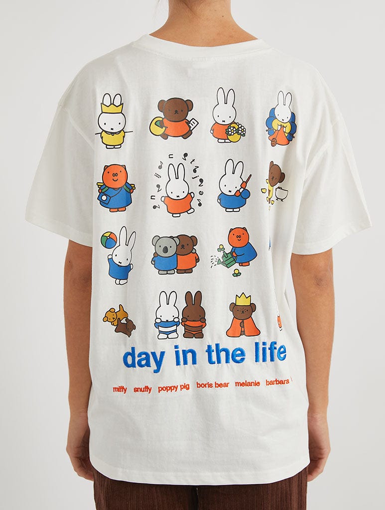 Miffy x Skinnydip Miffy Day In The Life T-Shirt Tops & T-Shirts Skinnydip London