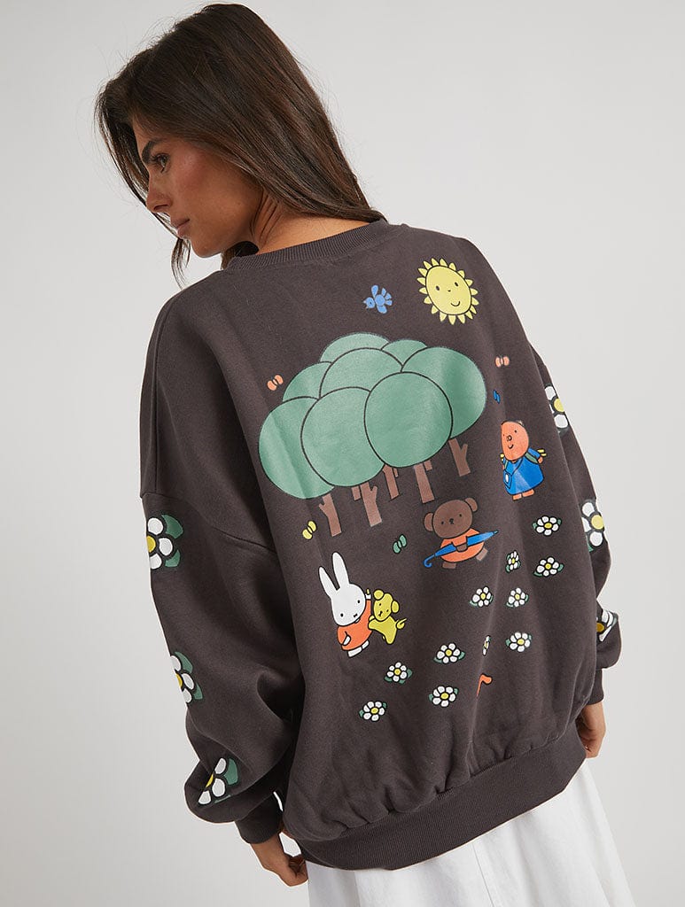 Miffy x Skinnydip Miffy Woodland Sweatshirt Hoodies & Sweatshirts Skinnydip London