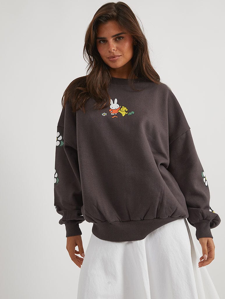 Miffy x Skinnydip Miffy Woodland Sweatshirt Hoodies & Sweatshirts Skinnydip London