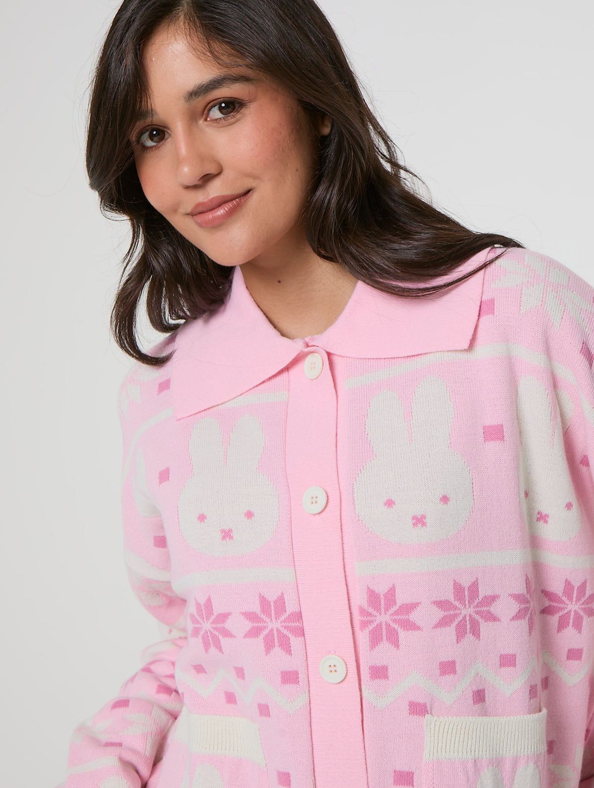 Miffy x Skinnydip Pattern Cardigan Jumpers & Cardigans Skinnydip London