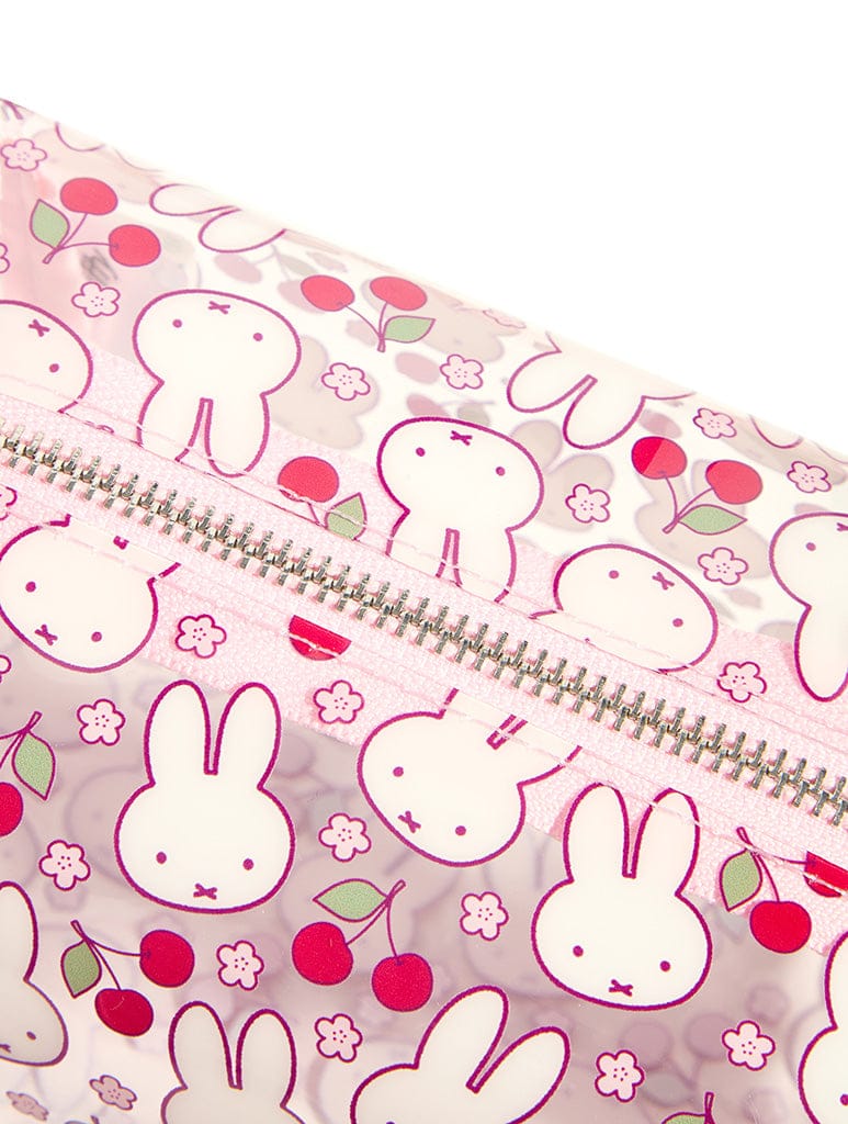 Miffy x Skinnydip Pink Flower Makeup Bag Makeup Bags & Wash Bags Skinnydip London