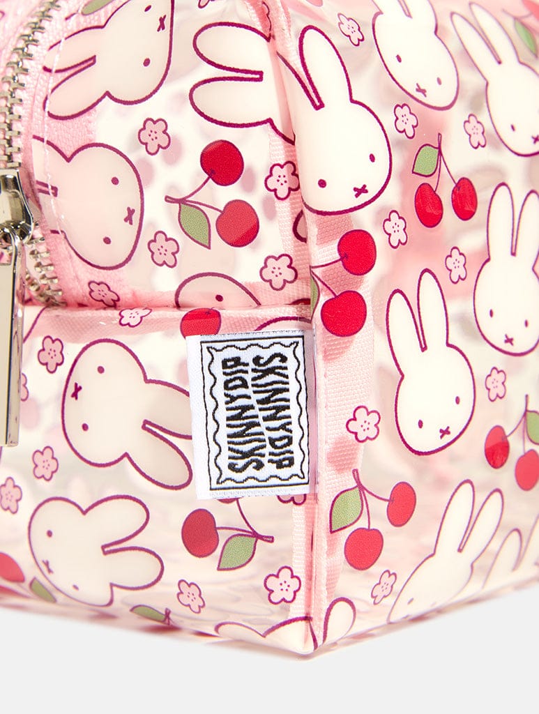 Miffy x Skinnydip Pink Flower Makeup Bag Makeup Bags & Wash Bags Skinnydip London