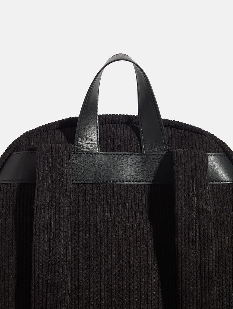 Miffy x Skinnydip Pocket Black Cord Backpack Backpacks Skinnydip London