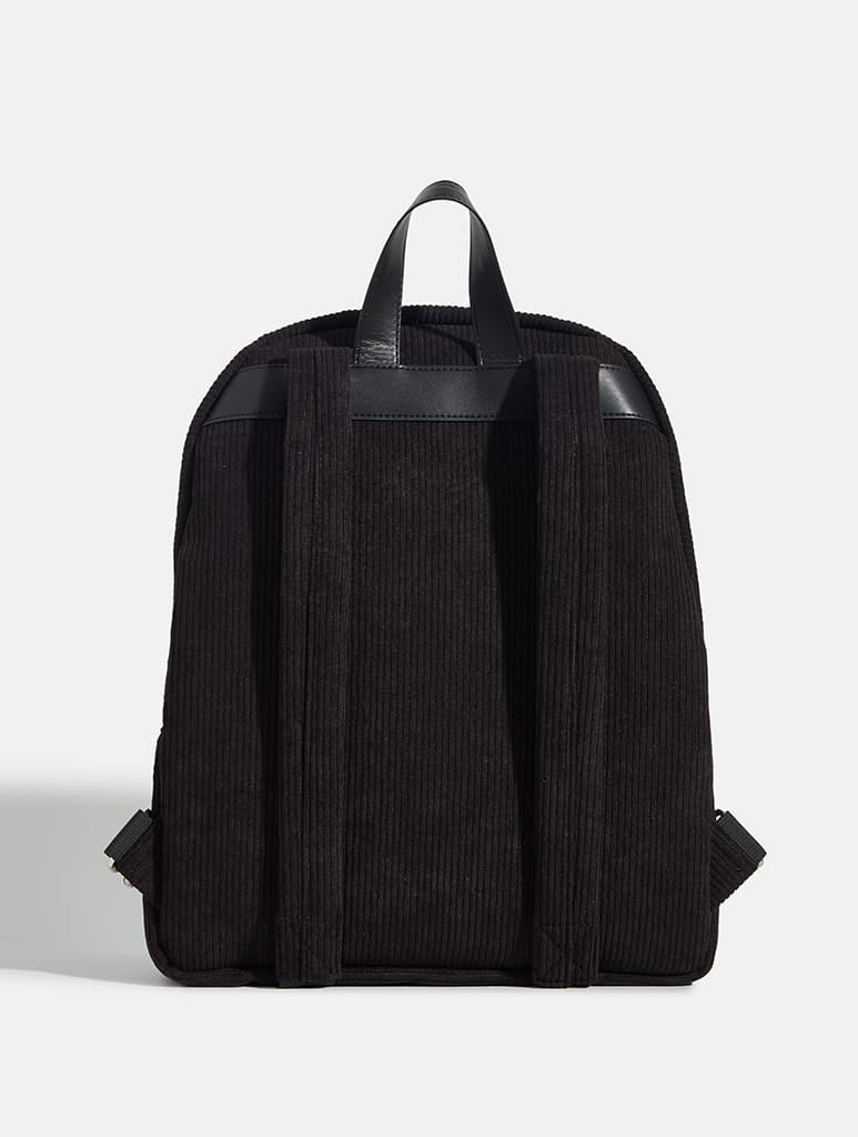 Miffy x Skinnydip Pocket Black Cord Backpack Backpacks Skinnydip London