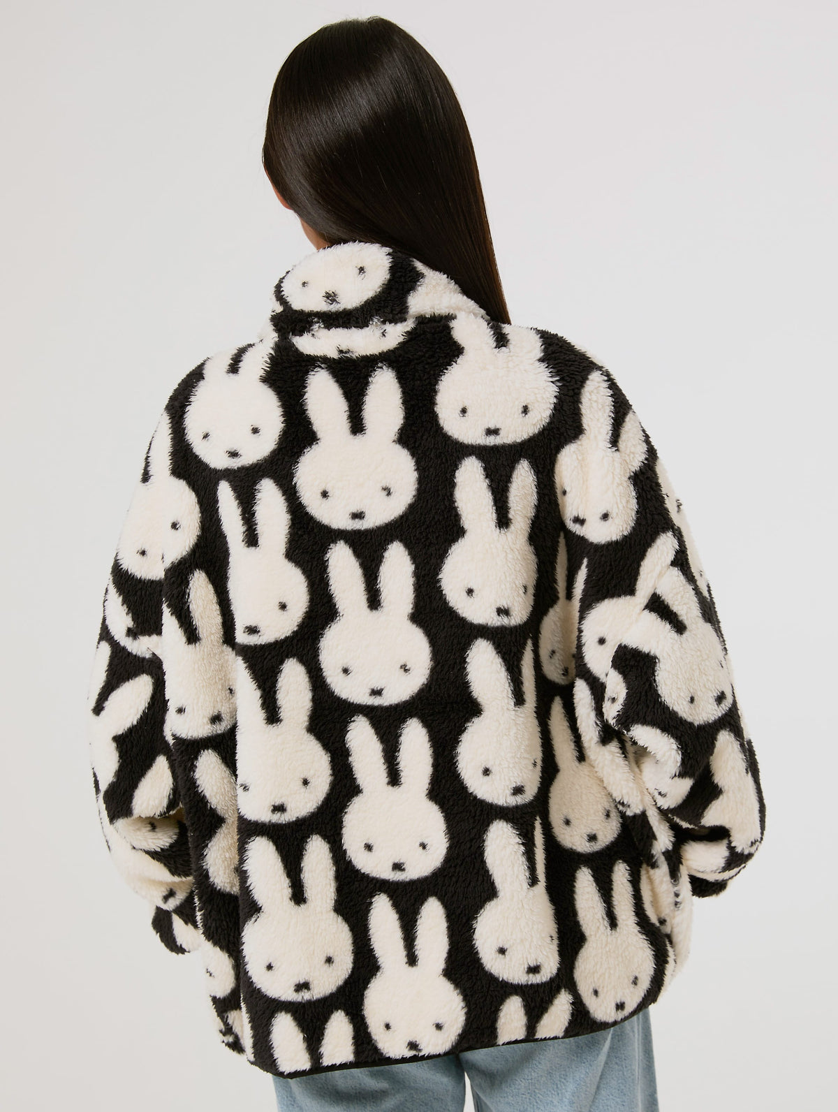Miffy x Skinnydip Repeat Black Jacket Clothing : Jacket : Outerwear Skinnydip London