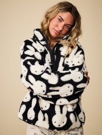 Miffy x Skinnydip Repeat Black Jacket Clothing : Jacket : Outerwear Skinnydip London