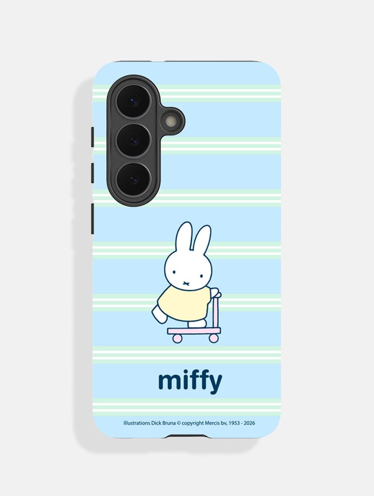 Miffy x Skinnydip Scooter Stripe Ultra Protective Samsung Case Phone Cases Skinnydip London
