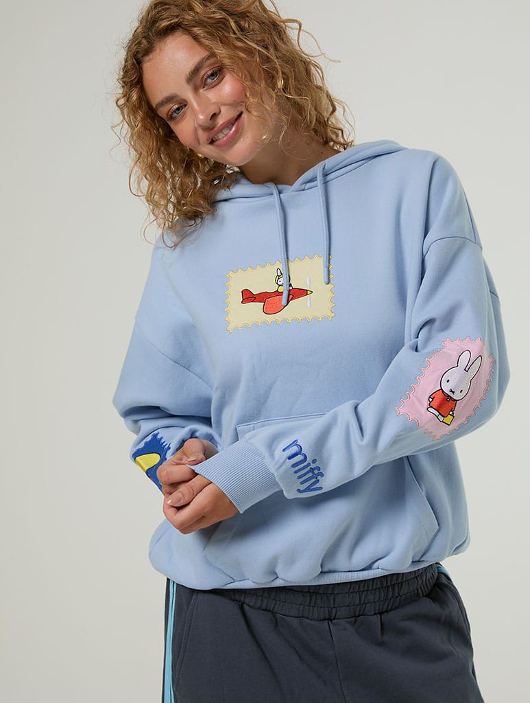 Miffy x Skinnydip Stamp Hoodie Hoodies & Sweatshirts Skinnydip London