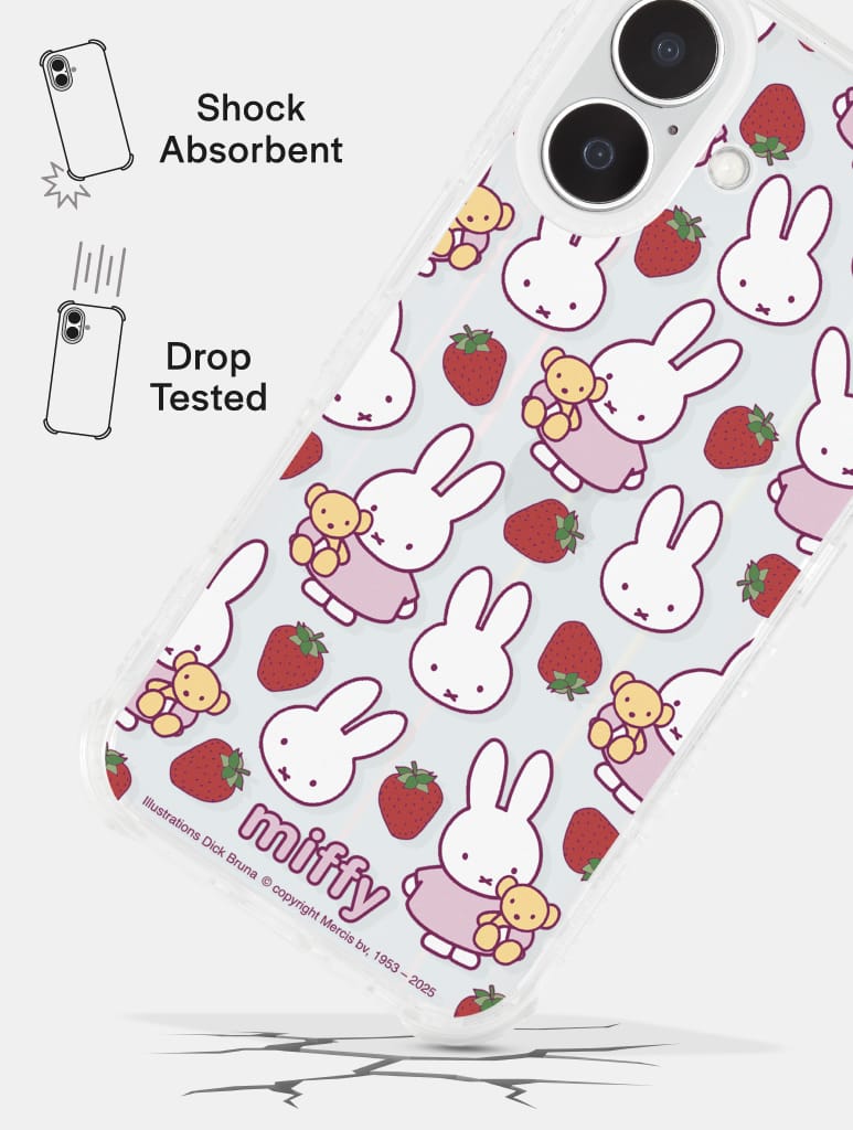 Miffy x Skinnydip Strawberry Shock iPhone Case | Miffy Accessories