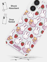 Miffy x Skinnydip Strawberry Shock iPhone Case Phone Cases Skinnydip London