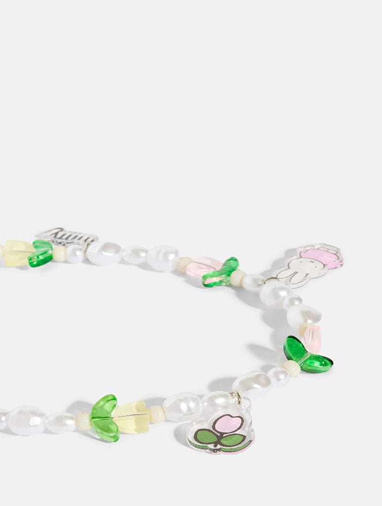 Miffy x Skinnydip Tulip Beaded Charm Phone Grips Skinnydip London