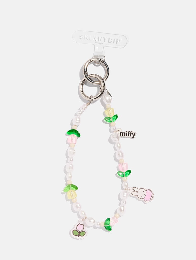 Miffy x Skinnydip Tulip Beaded Charm Phone Grips Skinnydip London