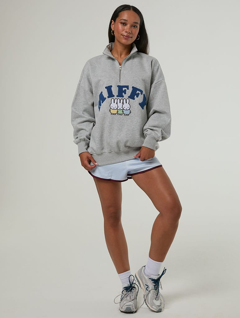 Miffy x Skinnydip Zip Sweatshirt Hoodies & Sweatshirts Skinnydip London