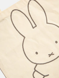 Miffy x Skinydip Tote Bag in Ecru Printed Tote Bags Skinnydip London
