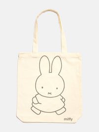 Miffy x Skinydip Tote Bag in Ecru Printed Tote Bags Skinnydip London