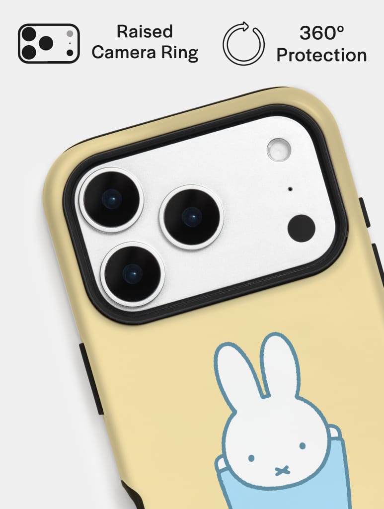 Miffy Yellow Stretch Ultra Protective iPhone Case Phone Cases Skinnydip London