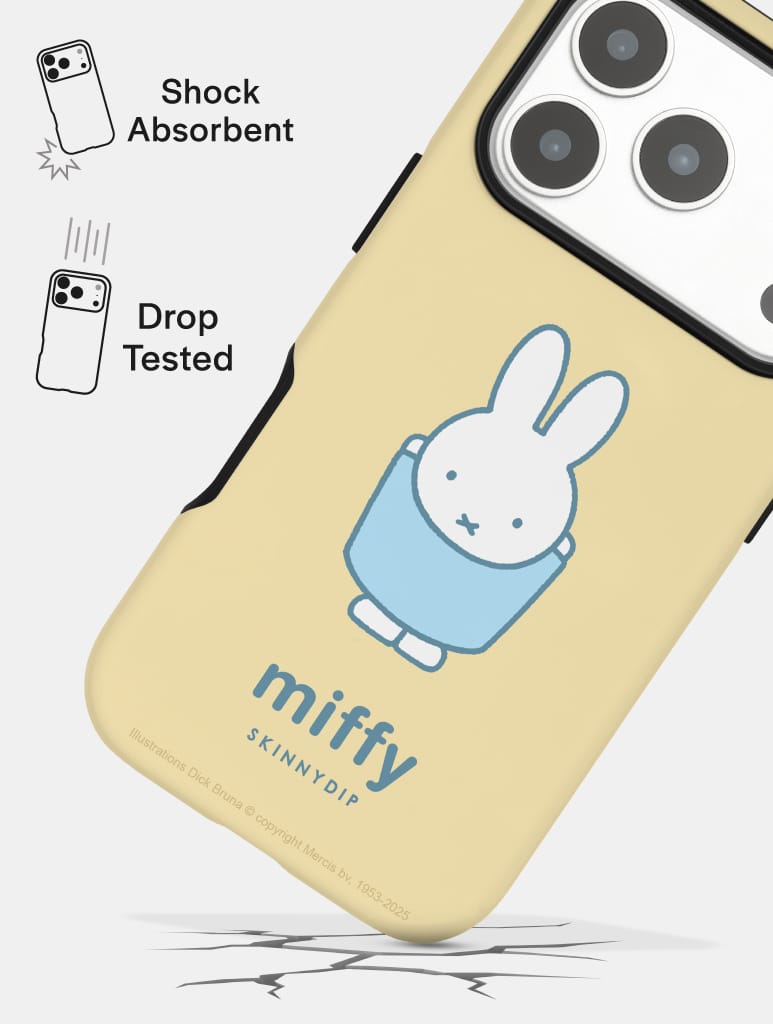 Miffy Yellow Stretch Ultra Protective iPhone Case Phone Cases Skinnydip London