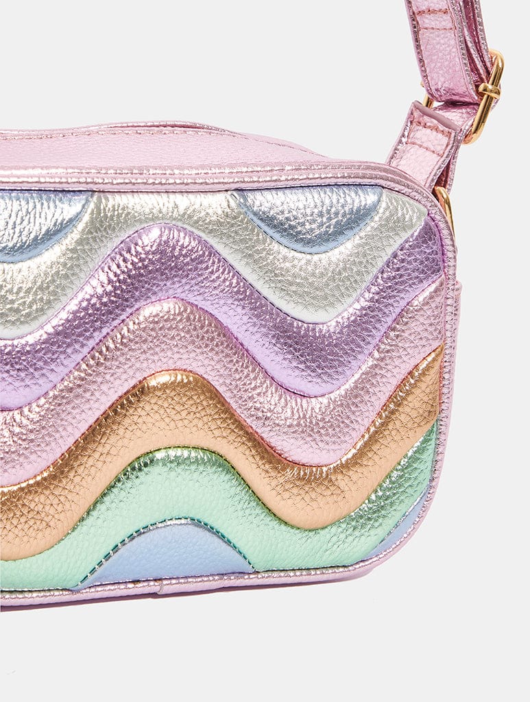 Millie Pastel Rainbow Wave Cross Body Bag Bags Skinnydip London