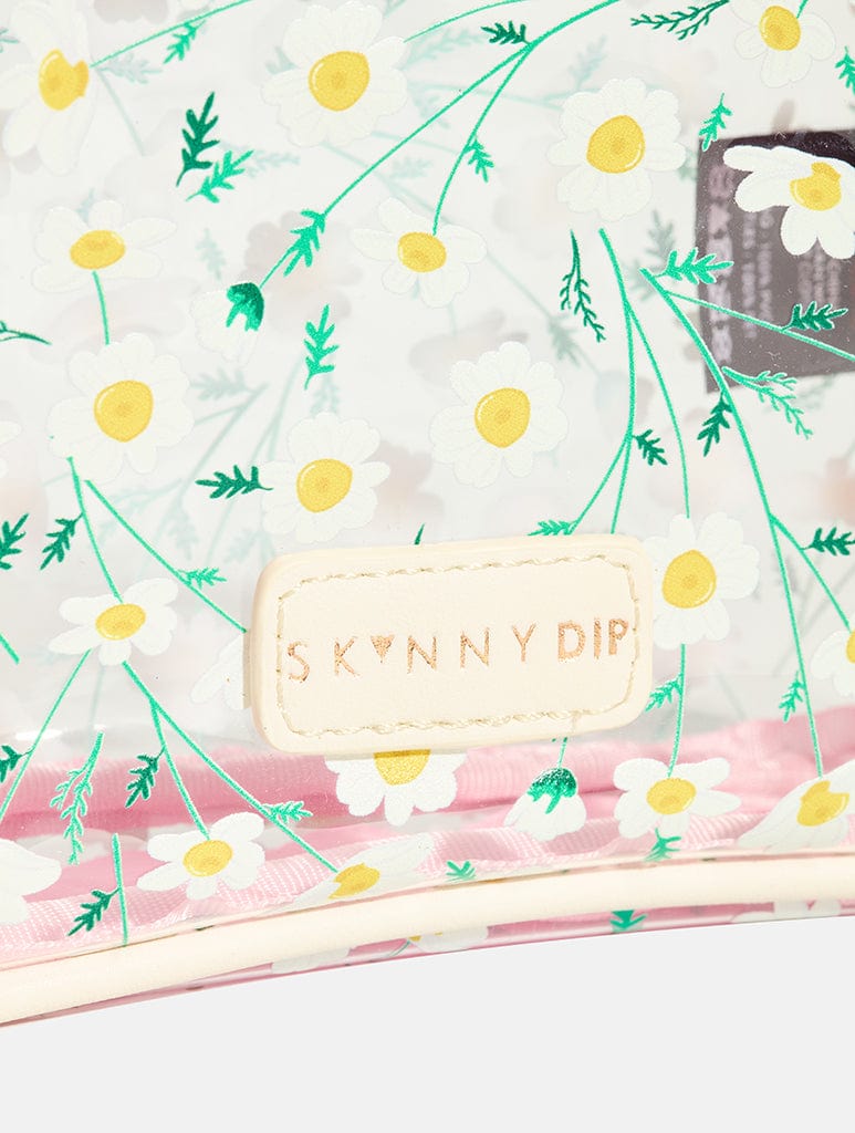 Mini Daisy Travel Makeup Bag With Bottles Makeup Bags & Washbags Skinnydip London