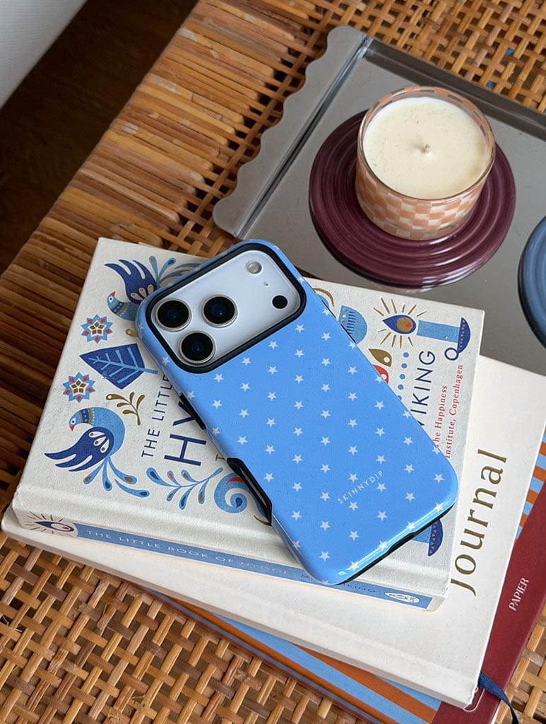 Mini Star Baby Blue Ultra Protective iPhone Case Phone Cases Skinnydip London