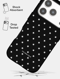 Mini Star Black Ultra Protective iPhone Case Phone Cases Skinnydip London
